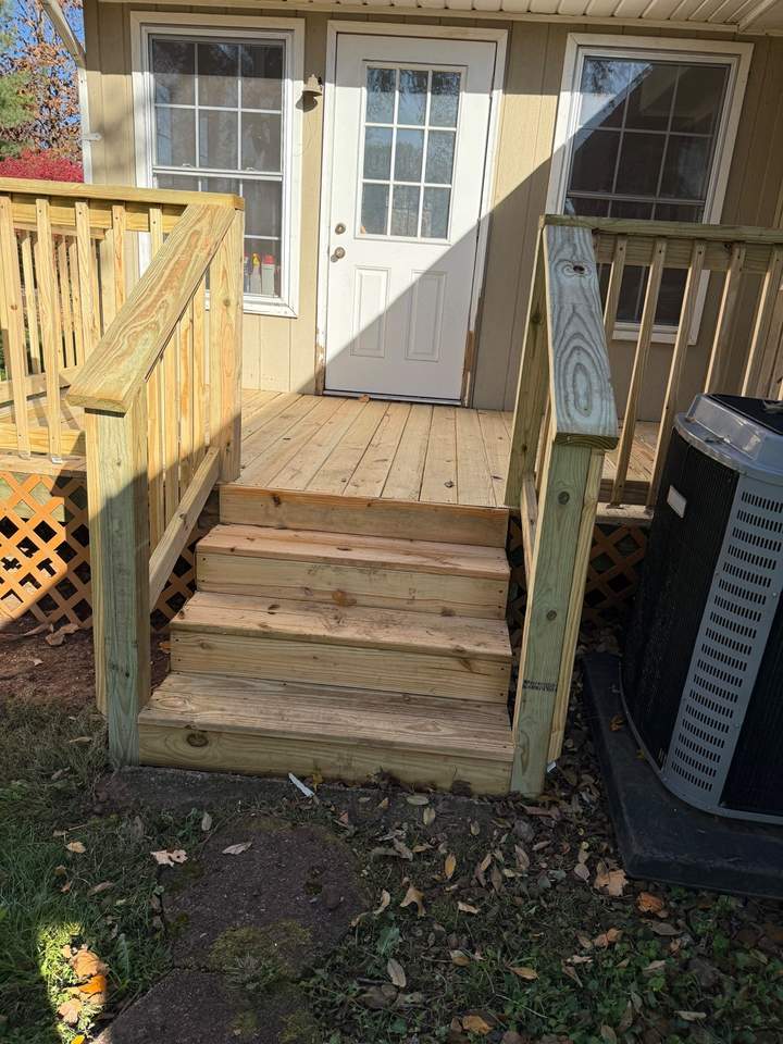 Custom exterior stairs