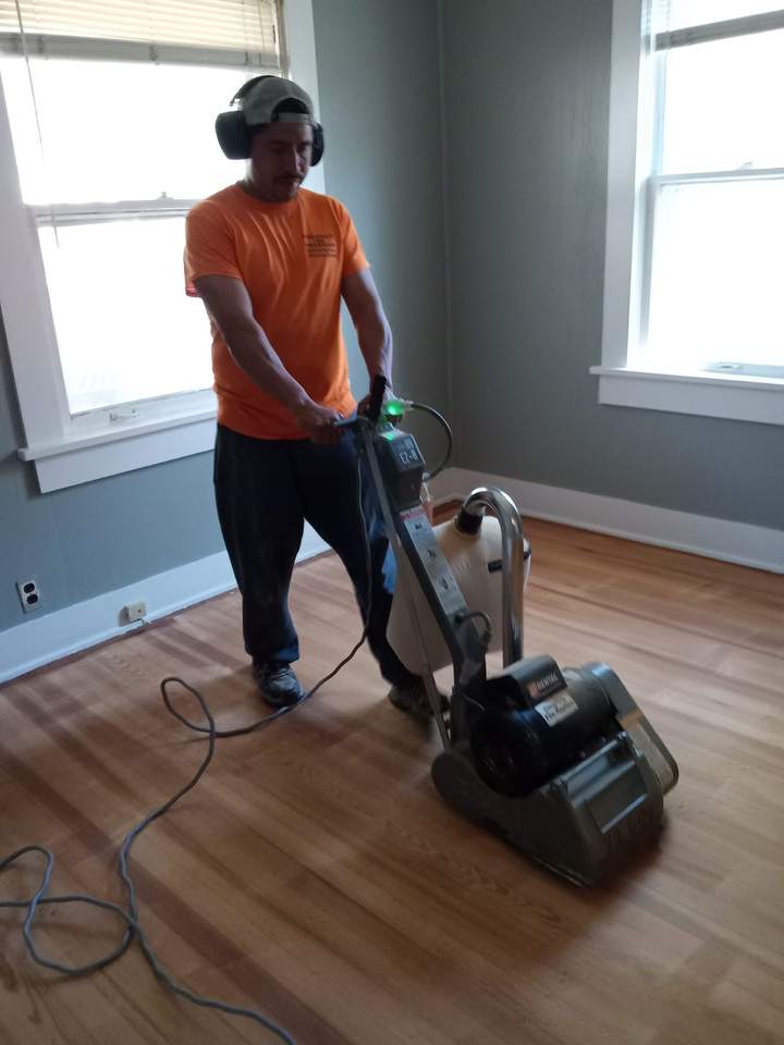 Interior flooring work
